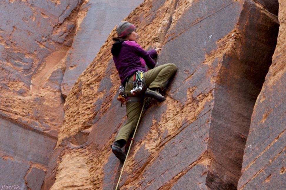 Climber on the wall