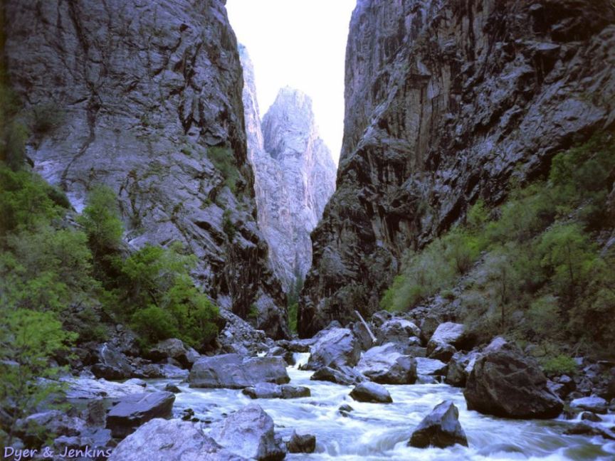 View inside the canyon