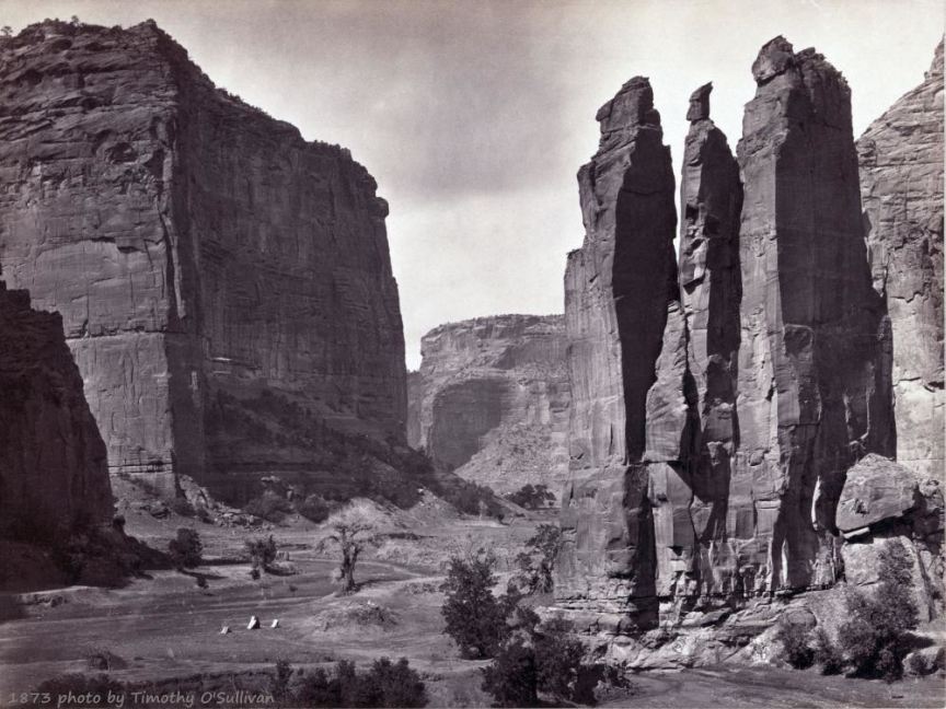 1837 photo of Canyon de Chelly